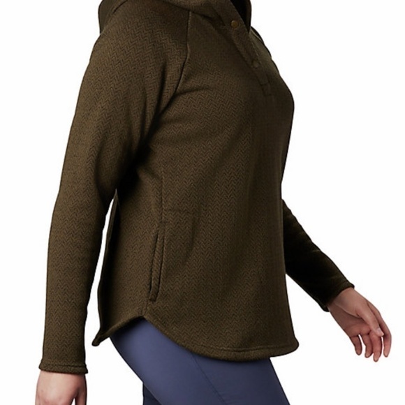 Columbia Women's Darling Days II Pullover Hoodie size Large green - Picture 2 of 15